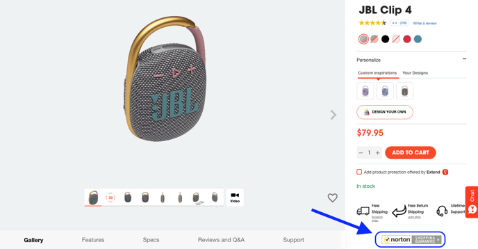 JBL Jomashop Norton Shopping Guarantee