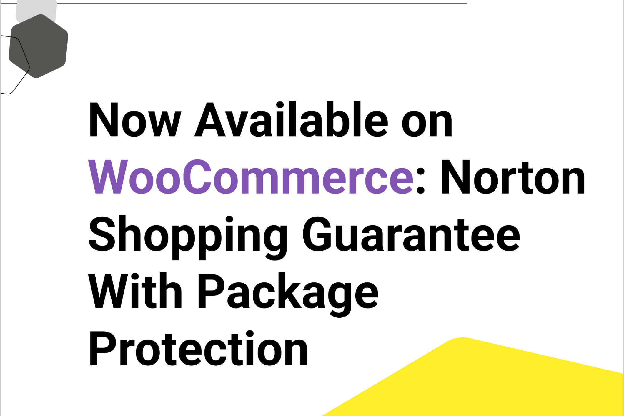 Now Available on WooCommerce: Norton Shopping Guarantee With Package Protection